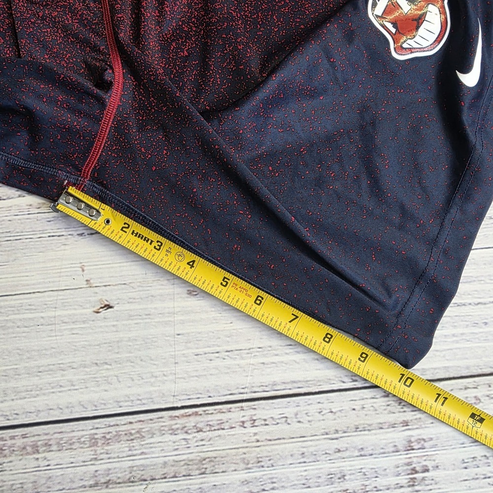 Nike Cleveland Indians Shorts Mens Large MLB Baseball Guardians Chief Wahoo - Picture 9 of 9